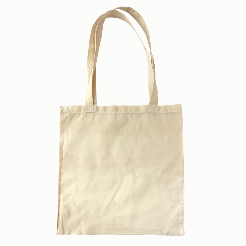 Baumwolltasche mit langen Henkeln, 38 x 42 cm