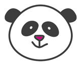 Süße Kawaii-Tiergesichter