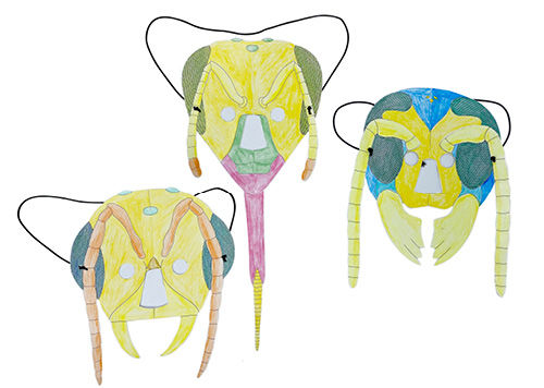 Anleitung - Falten von Origami-Tiermasken