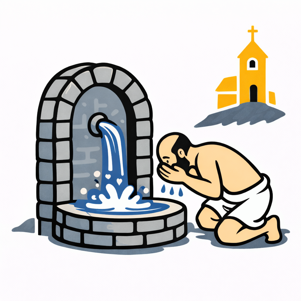 Der Donnerbrunnen auf Hohensyburg