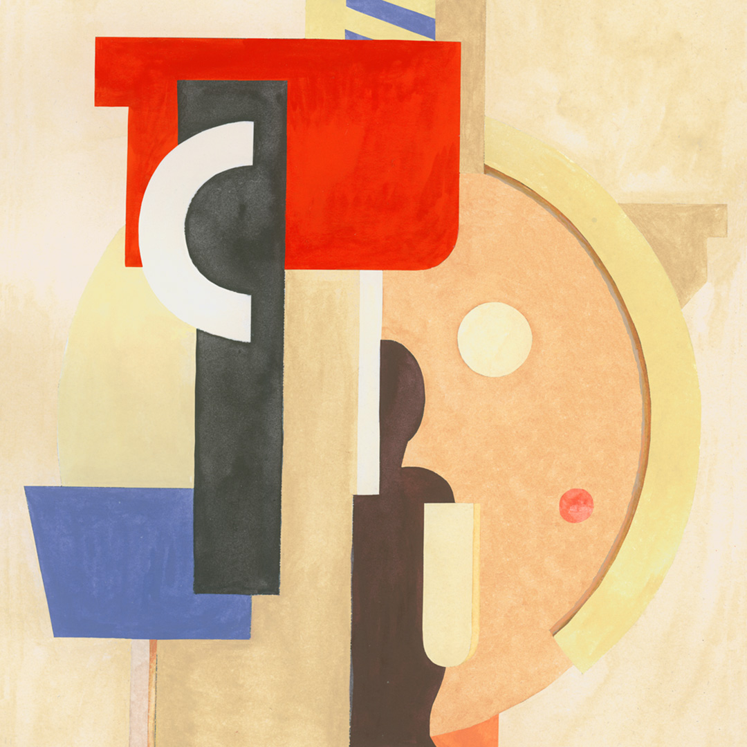 Willi Baumeister - Figure and Circle Segment