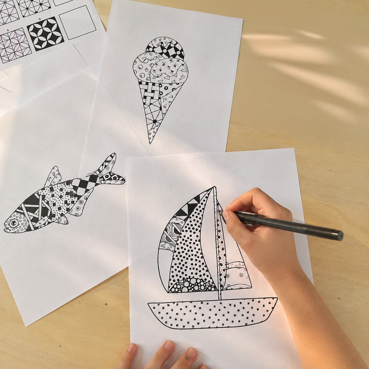 Doodle Tangles - Sommer PDF