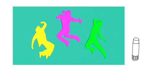 Anleitung - Street Dance-Collagen basteln mit Kindern
