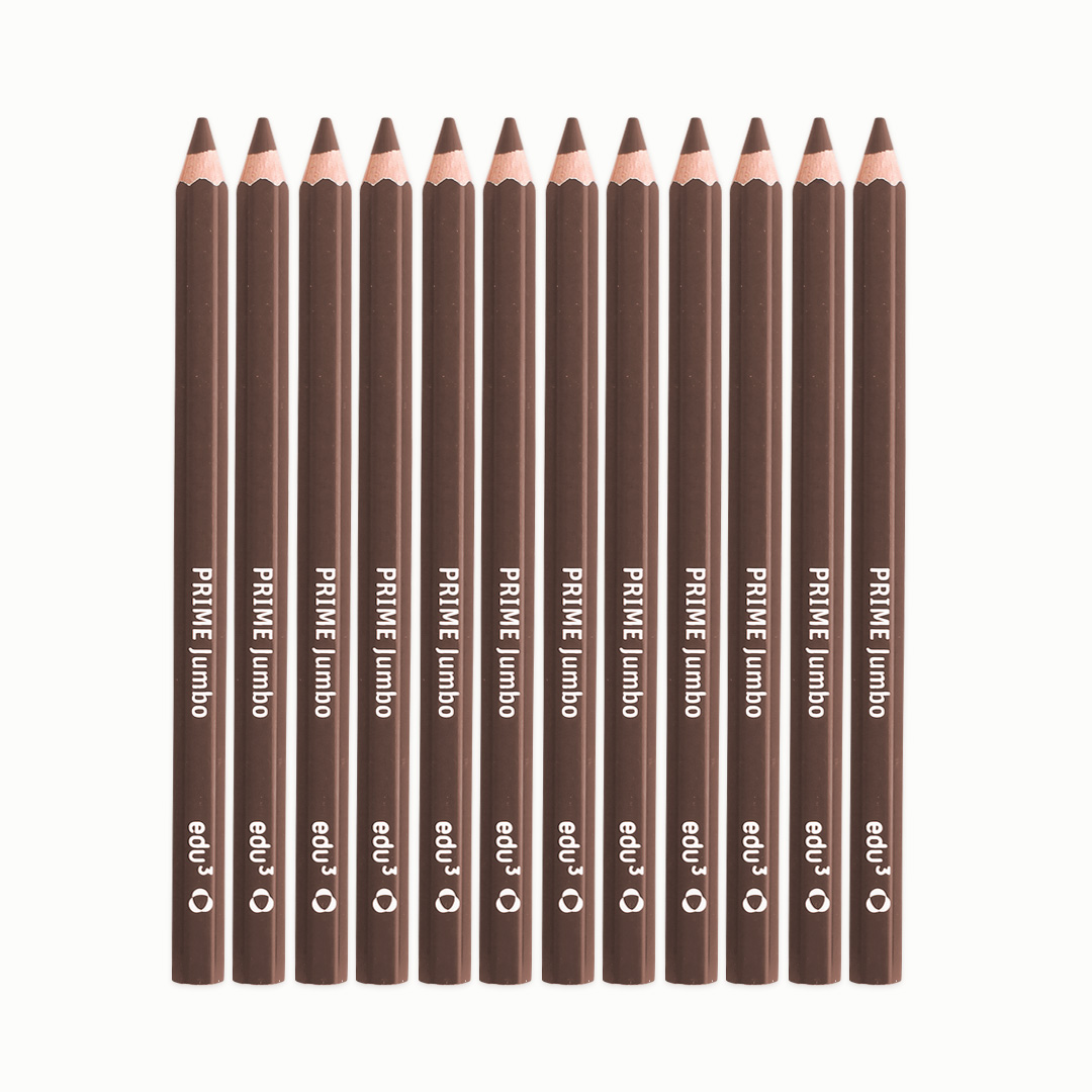 Prime Jumbo, 12er Pack, rosa Braun