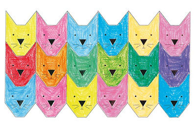 Tierparkett - Katzen