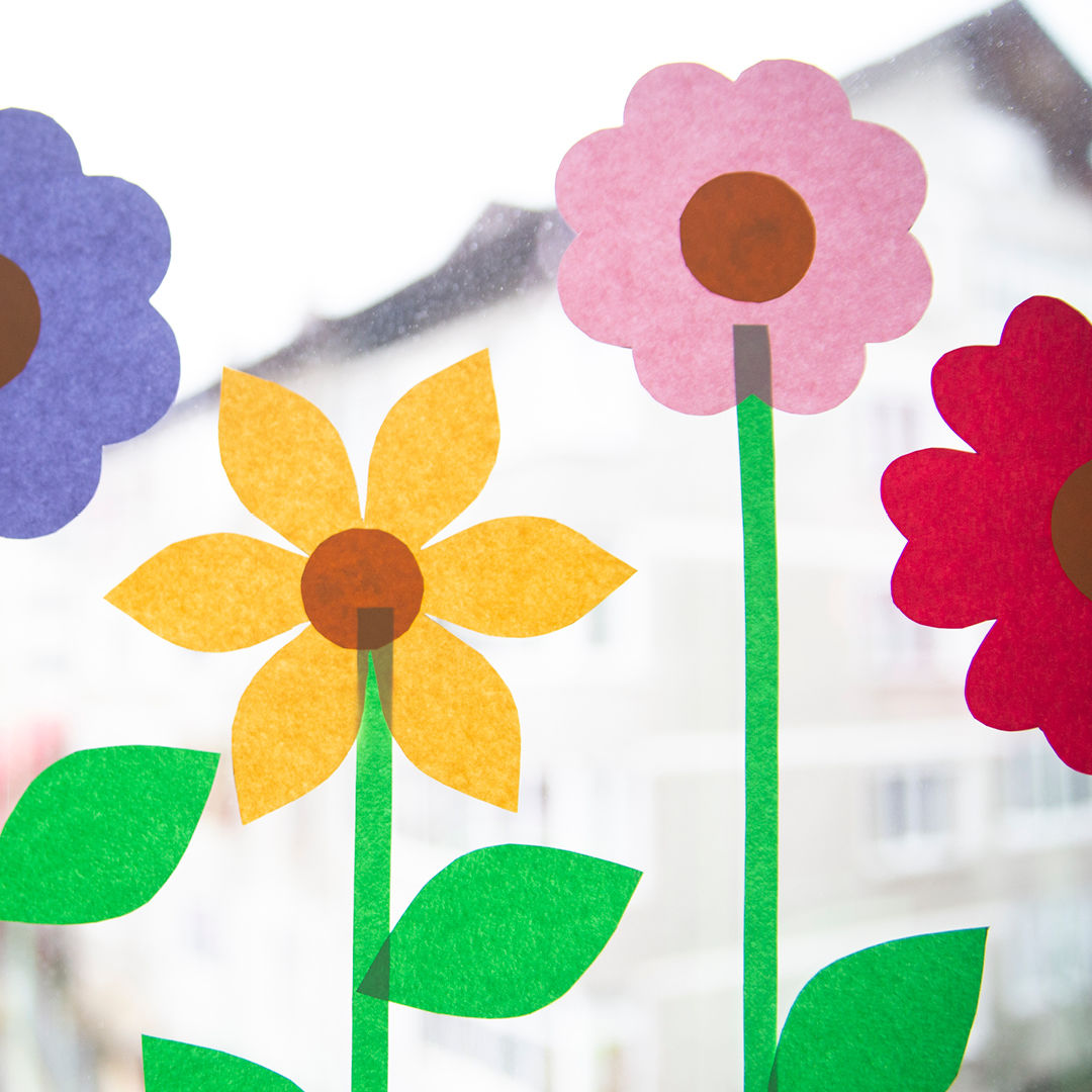 Blumen-Fensterbild PDF