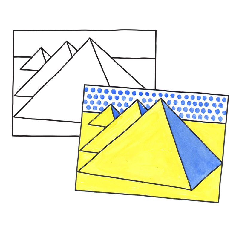 Pop-Art nach Roy Lichtenstein