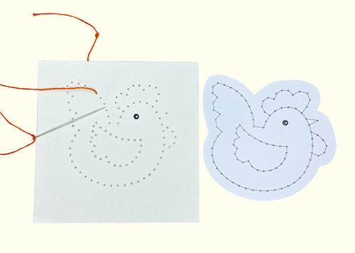 Anleitung Ostern-Stickbilder