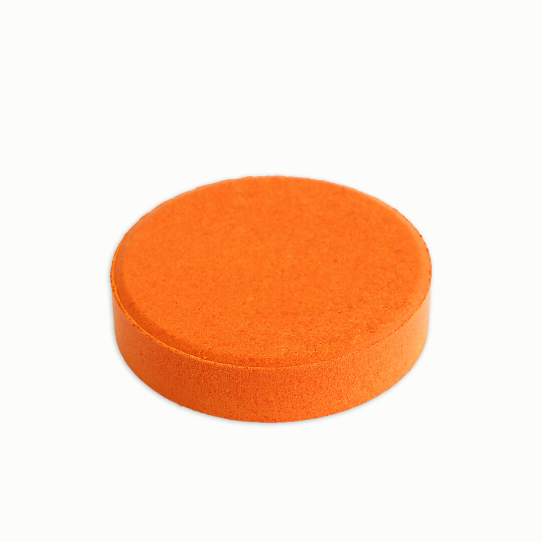 Tempera-Puck 55 mm, weiß Orange