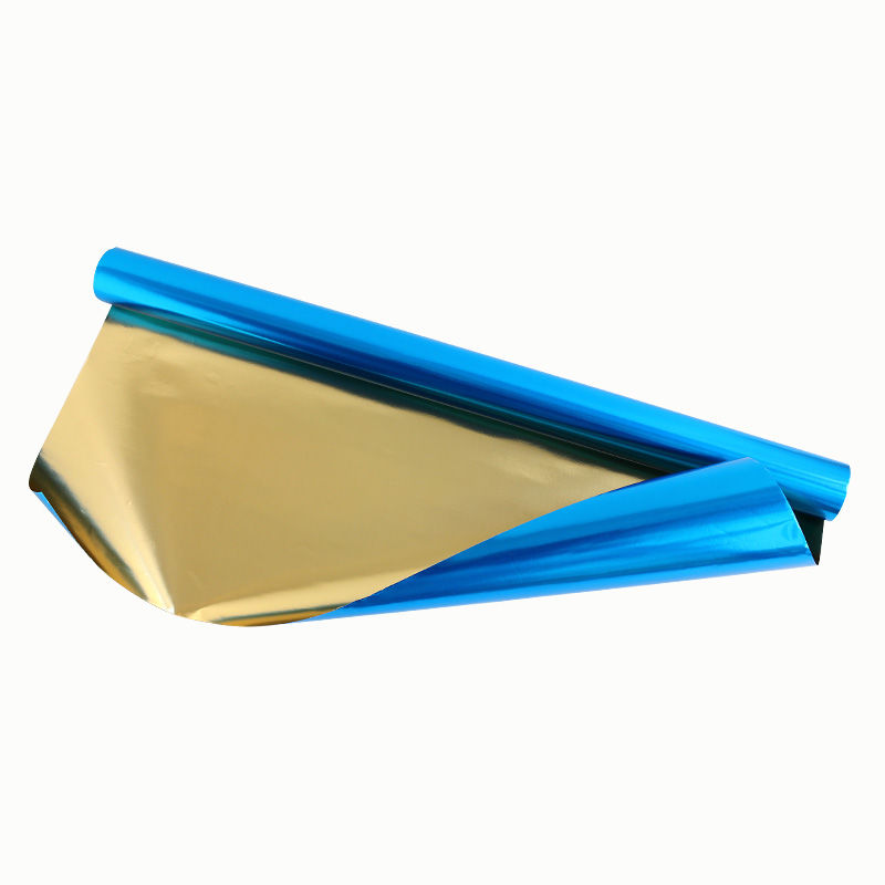 Goldfolie, Rolle 0,50 x 10 m, gold-gold gold/blau