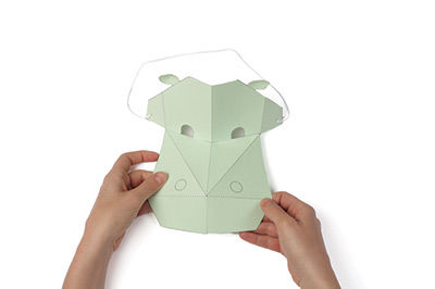 Anleitung - Falten von Origami-Tiermasken