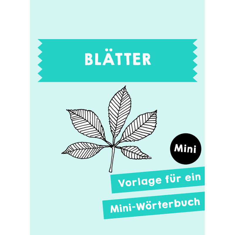 Homeschooling - Minibuch Blätter PDF