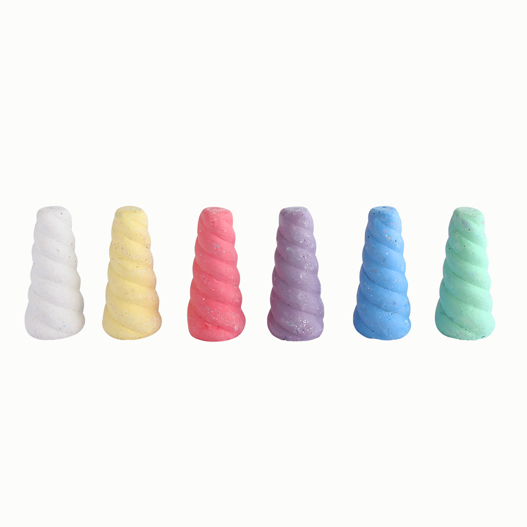 Straßenmalkreide Einhorn Glitzer