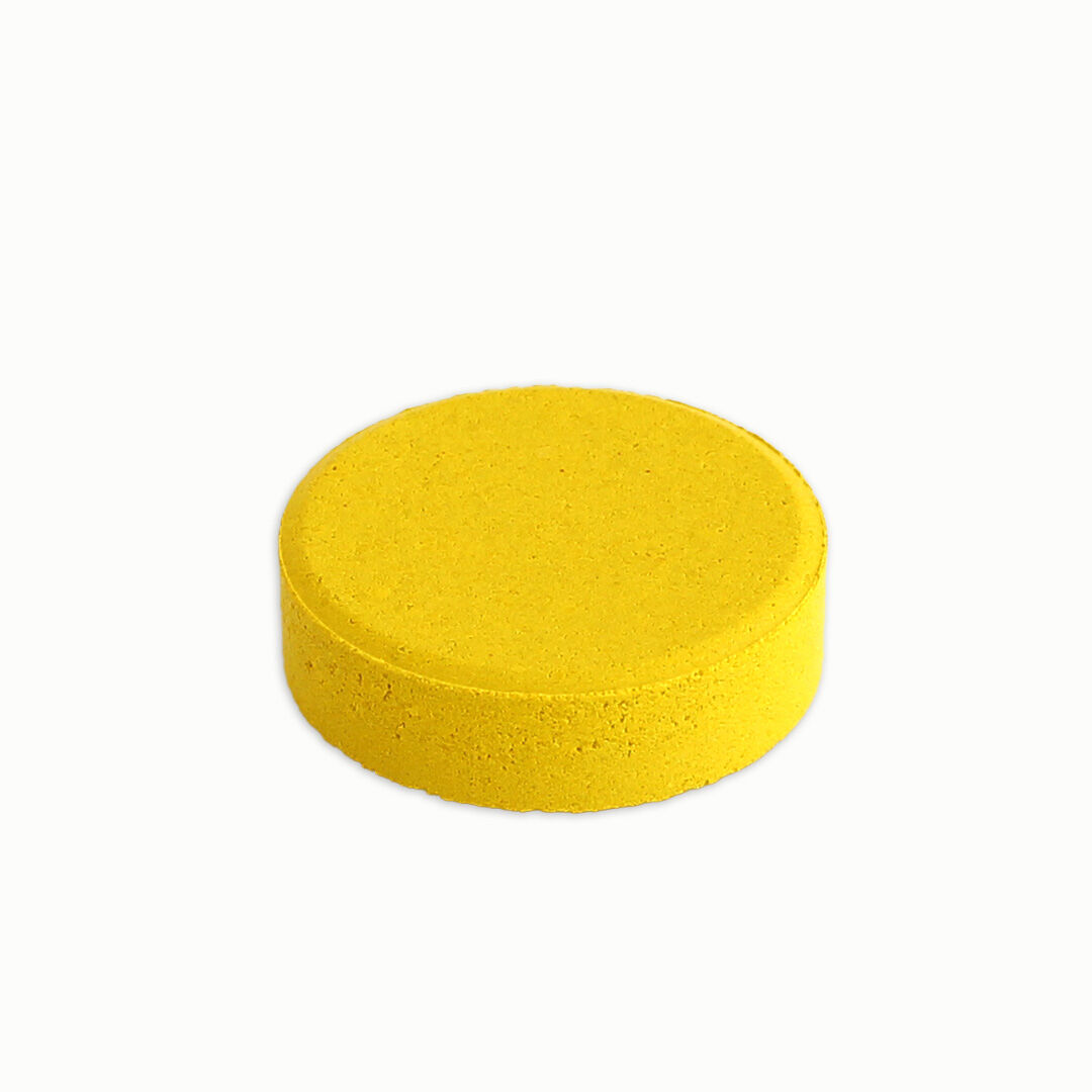 Tempera-Puck 44 mm, hellblau Gelb