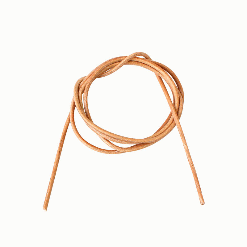 Lederband, 80 cm lang, braun Natur