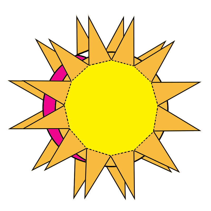 Sonnen- oder Stern-Laterne