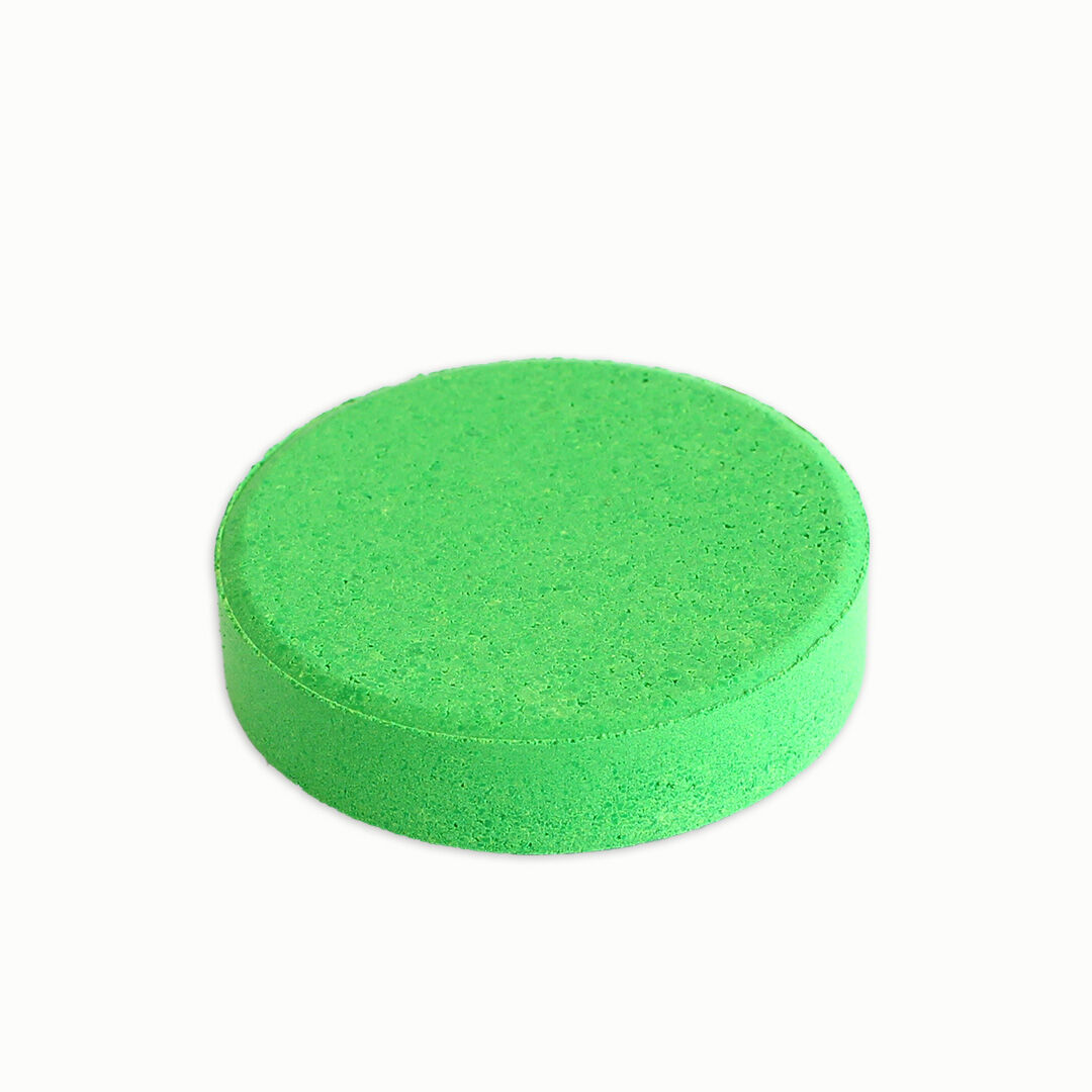 Tempera-Puck 55 mm, weiß Gelbgrün