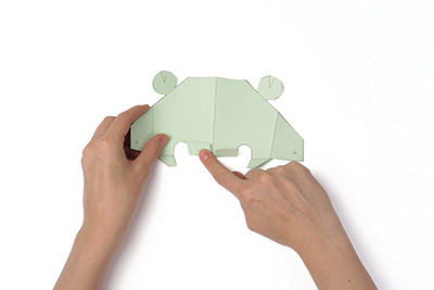 Anleitung - Falten von Origami-Tiermasken