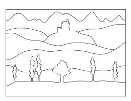 Landschaften malen mit der Farbperspektive - Anleitung