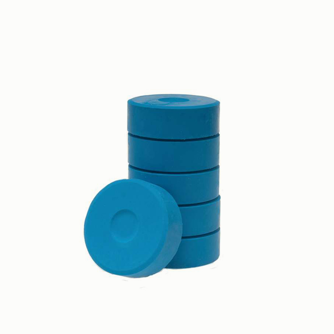 Tempera-Pucks 44 mm, 6er Pack, gelb Mittelblau