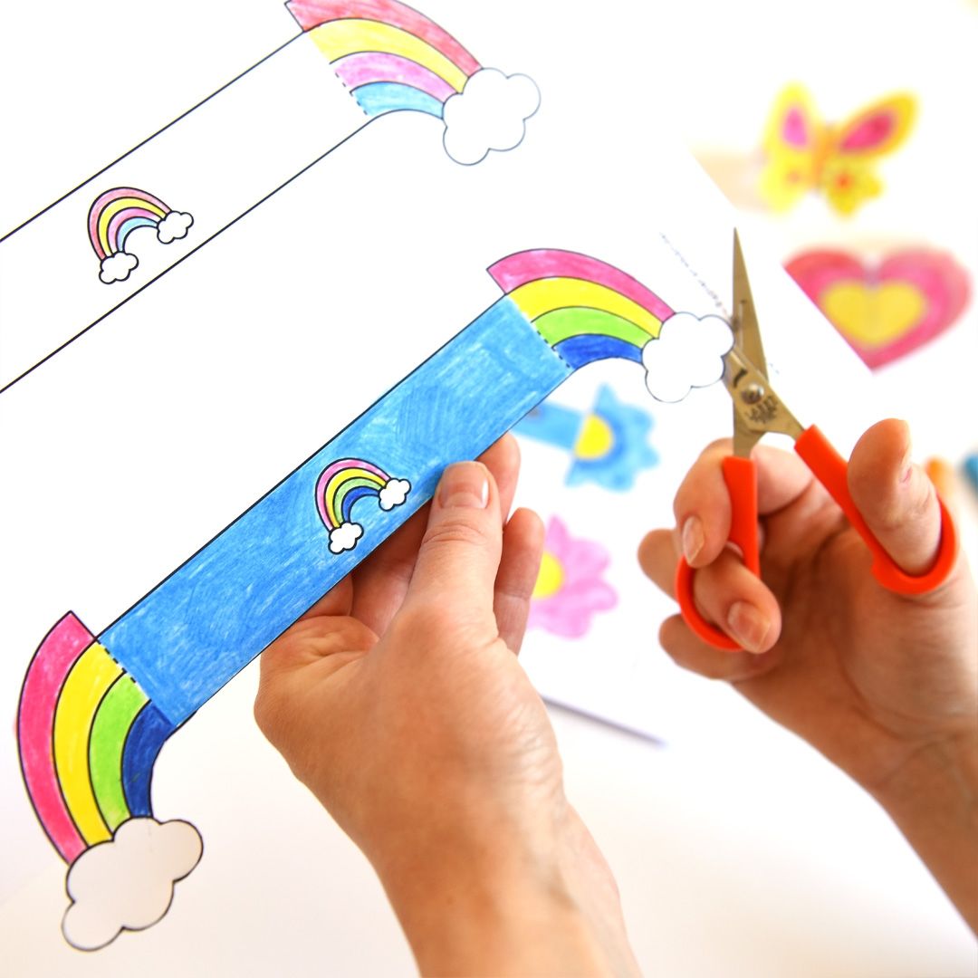 Regenbogen-Armband - Schmuck aus Papier Gratis PDF