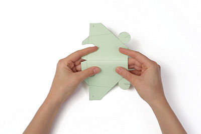 Anleitung - Falten von Origami-Tiermasken