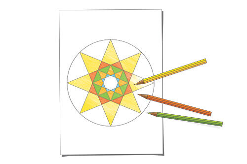 Anleitung - Konstruieren von Winkelmesser-Bildern