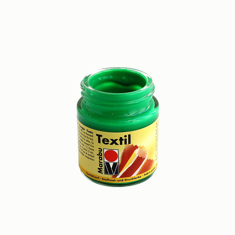 Stoffmalfarbe 50 ml, kirschrot Hellgrün
