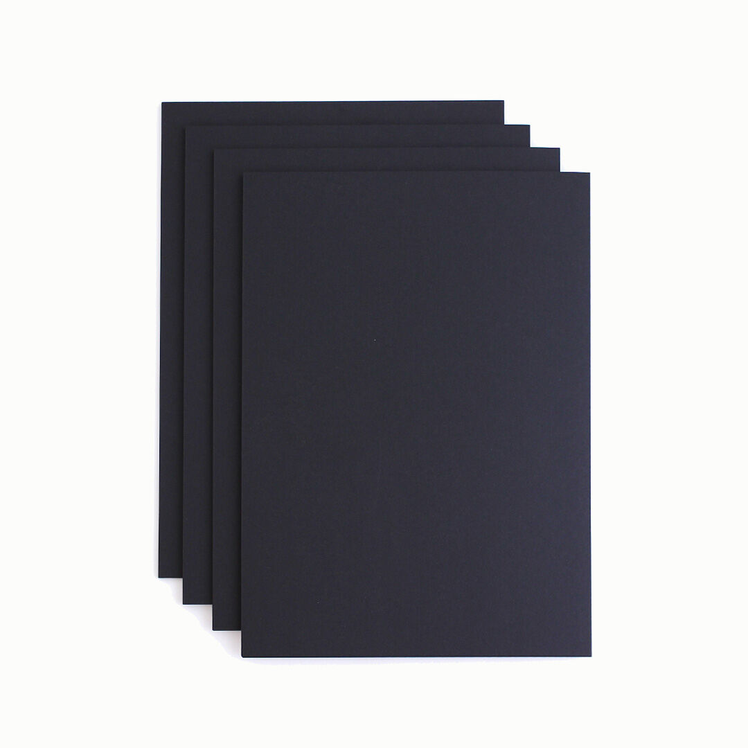Tonkarton schwarz, 100 Blatt, DIN A4