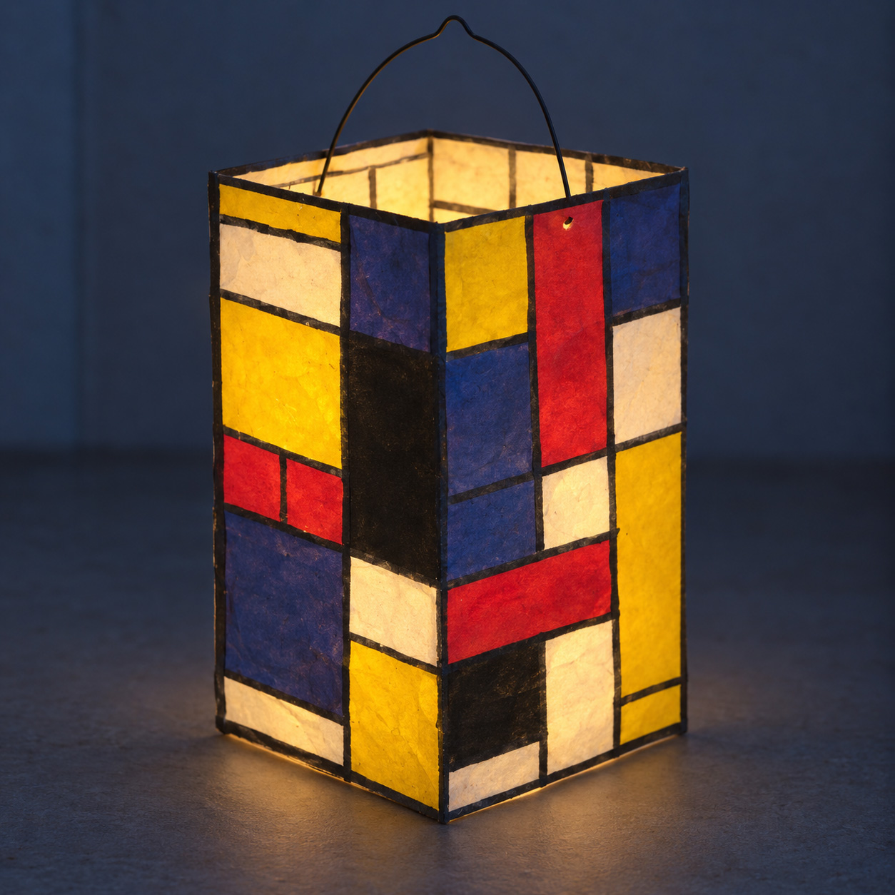 Mondrian-Laterne