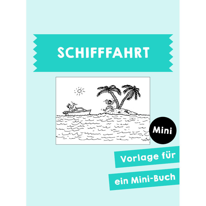 Homeschooling - Minibuch Liniengeschichten - Schifffahrt PDF