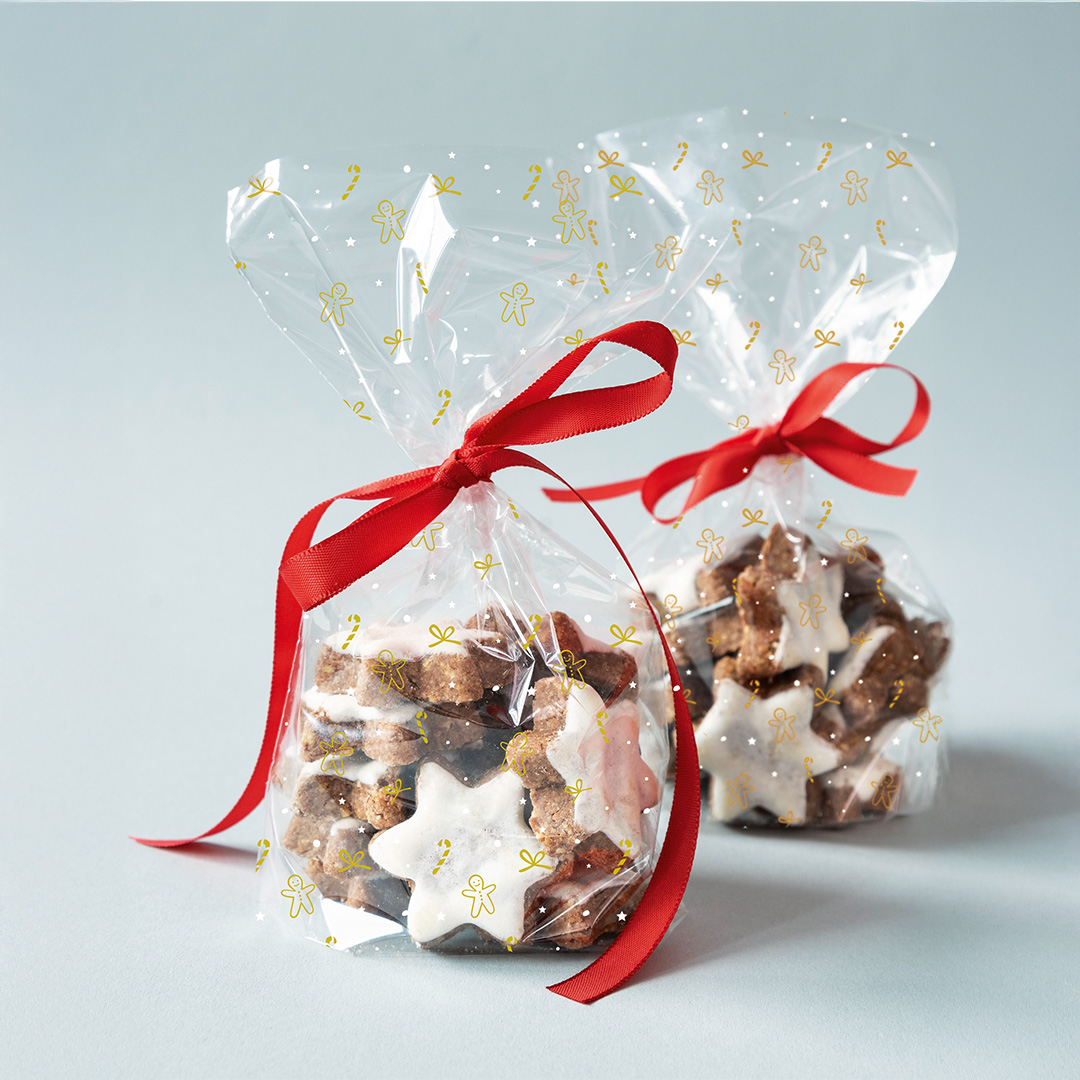 Bodenbeutel mit Weihnachtsaufdruck
