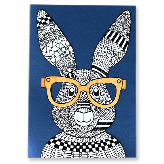 Zentangle-Hase Collage zu Ostern