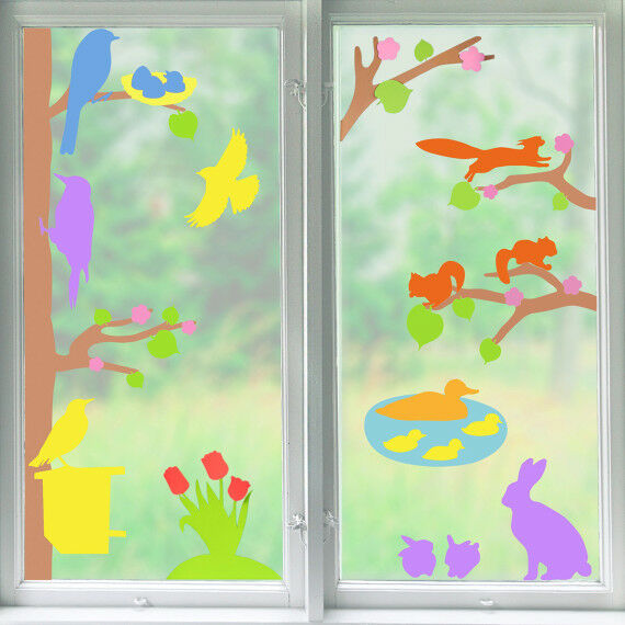 Frühling-Fensterbild PDF