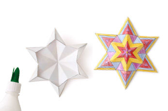 3D Penta-Sterne basteln