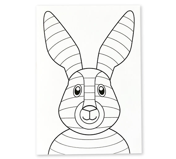 Zentangle-Hase Collage zu Ostern