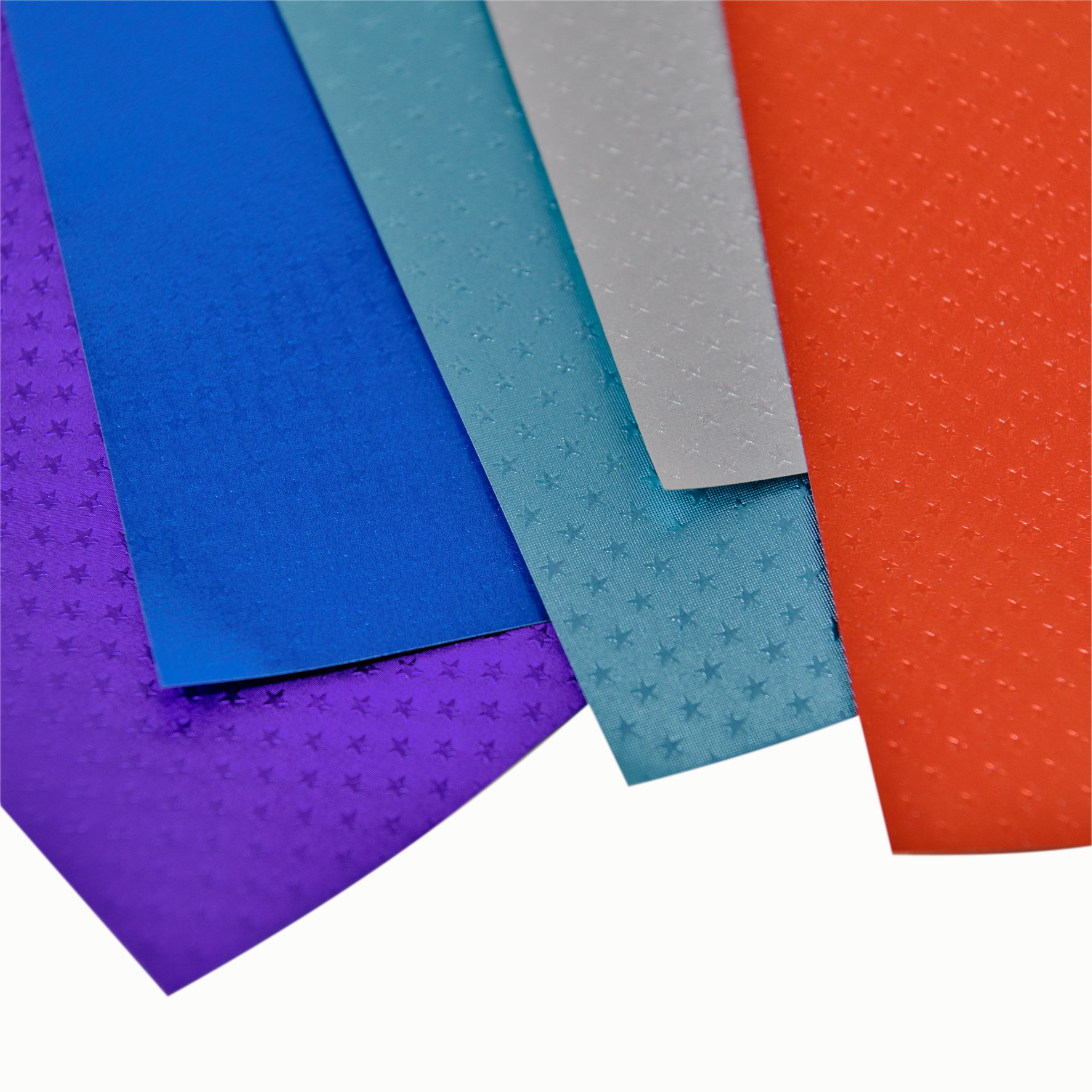 Sternchenfolie-Sortiment, 10 Blatt, 23 x 33 cm