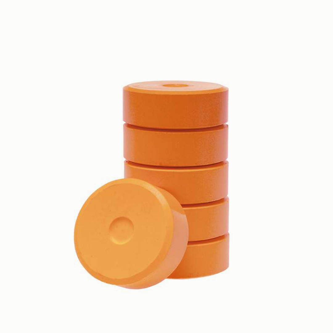 Tempera-Pucks 55 mm, 6er Pack, mittelblau Orange