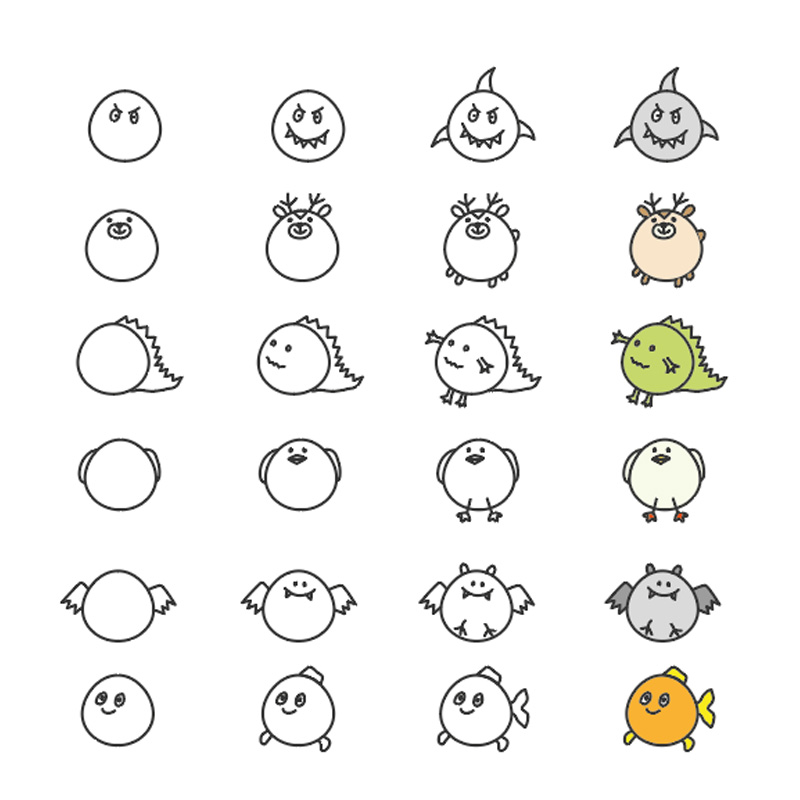Kawaii - Süße Tierfiguren