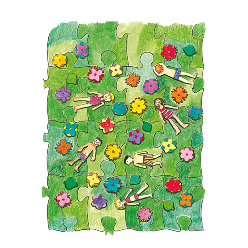 Ich & Wir Puzzle Sommerwiese