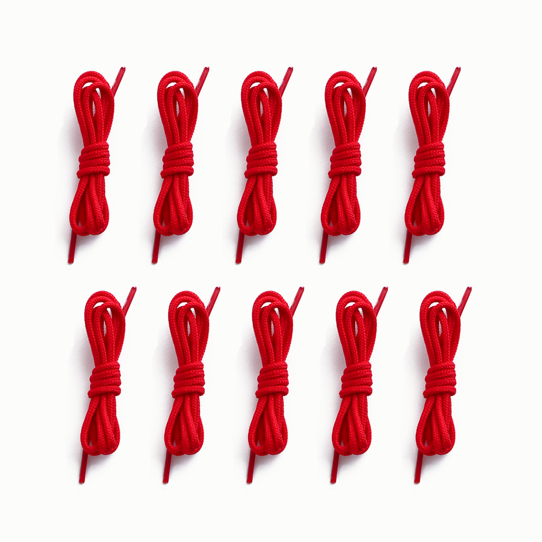 Fädelschnur 90 cm, 10er Pack, gelb Rot