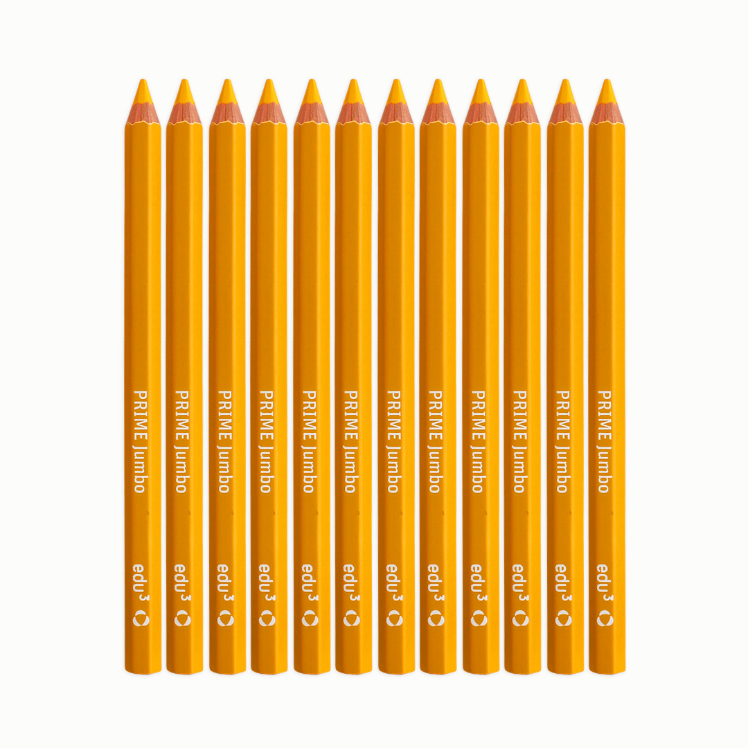 Prime Jumbo, 12er Pack, rosa Gelb