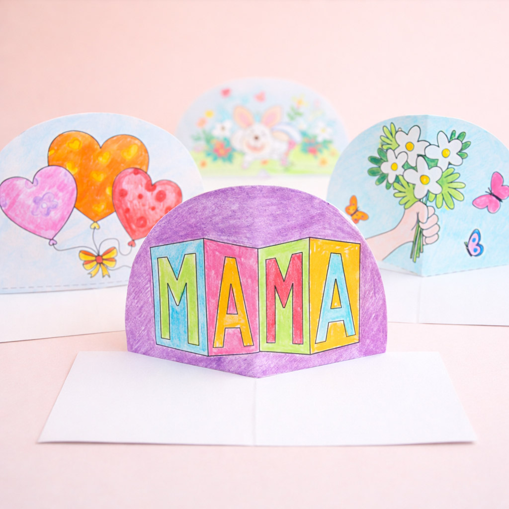 Pop-Up-Karten - Muttertag PDF