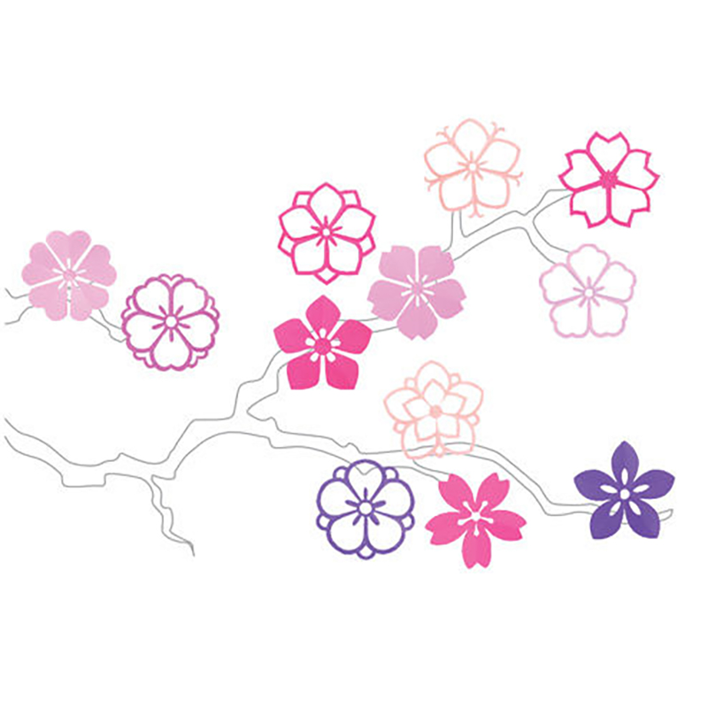 Monkiri-Sakura Fensterbild