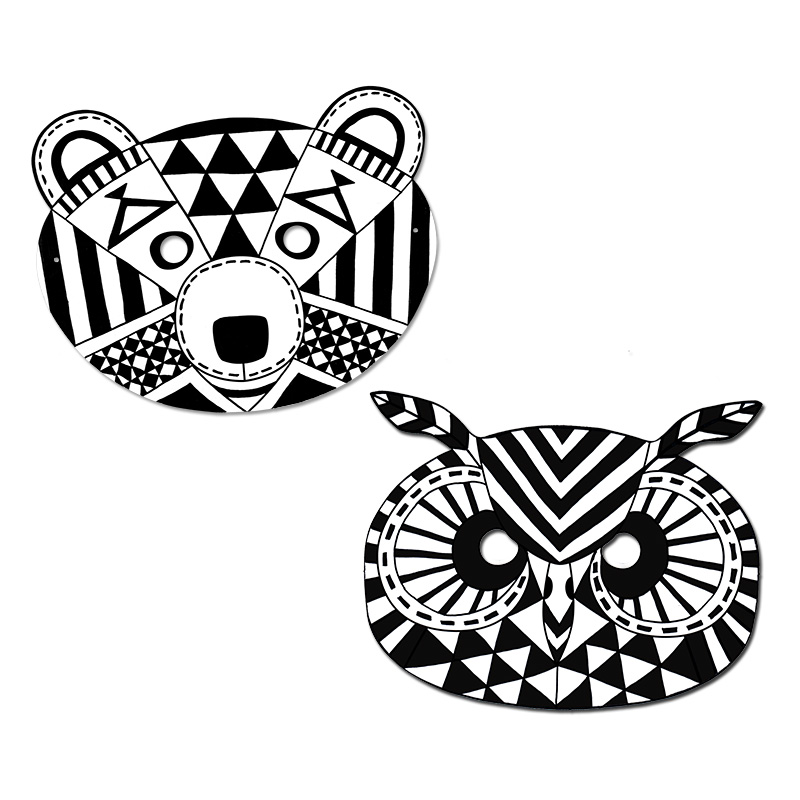 Ethno-Waldtiermasken
