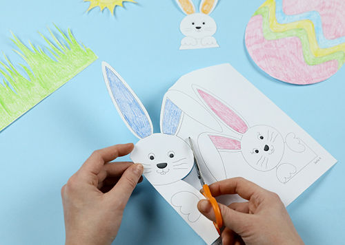 Anleitung Ostern-Fensterbild