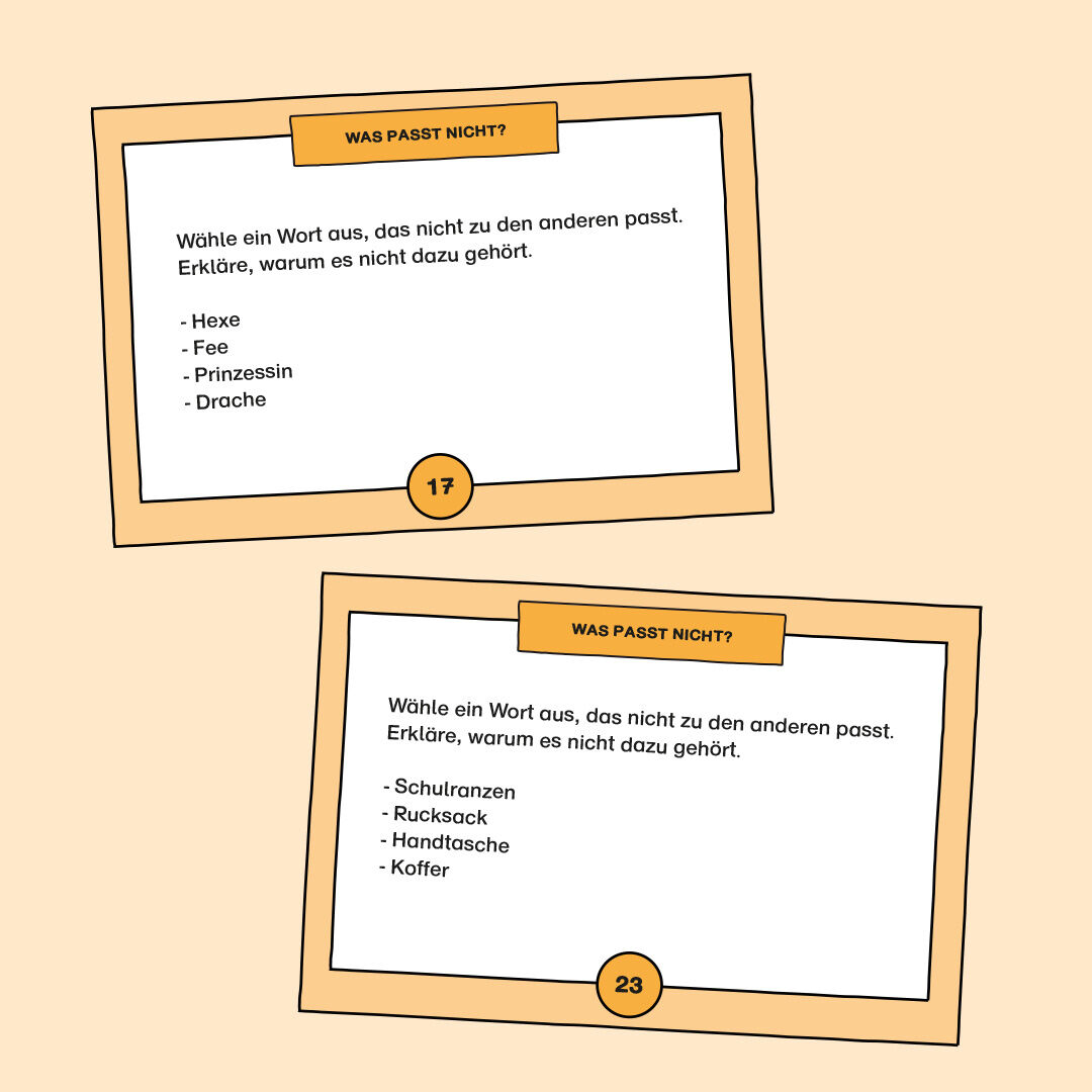 Denk mal! Was passt nicht? PDF
