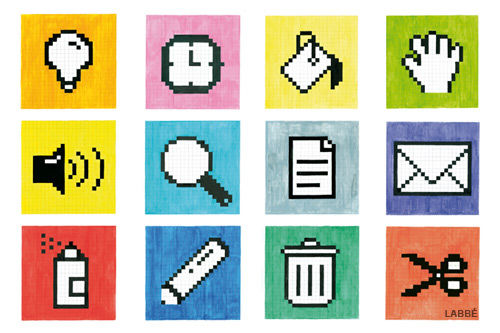 Was sind Pixel-Icons?