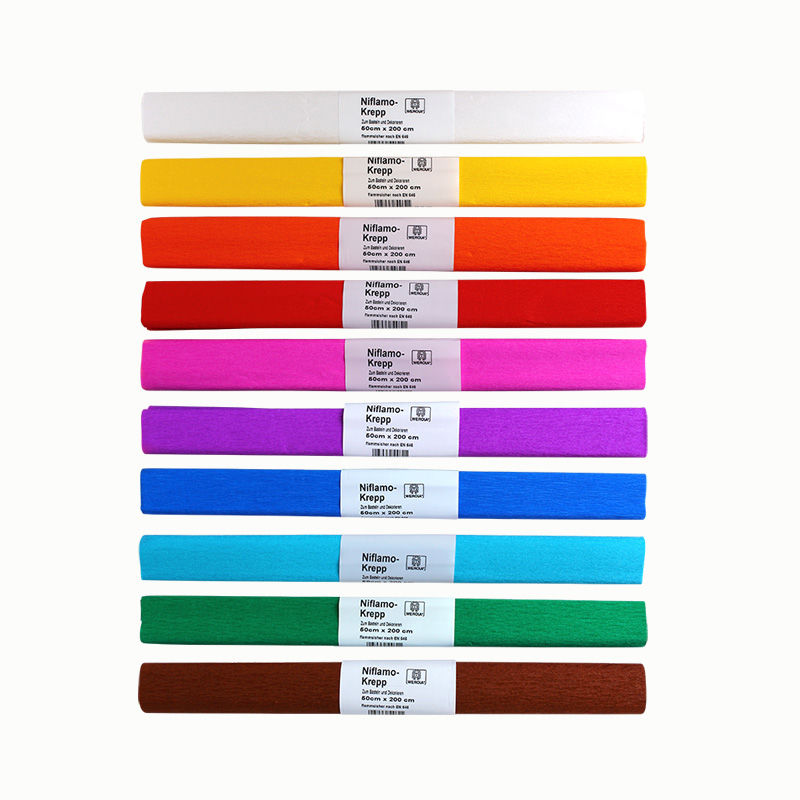 Krepppapier Niflamo, 10er Pack