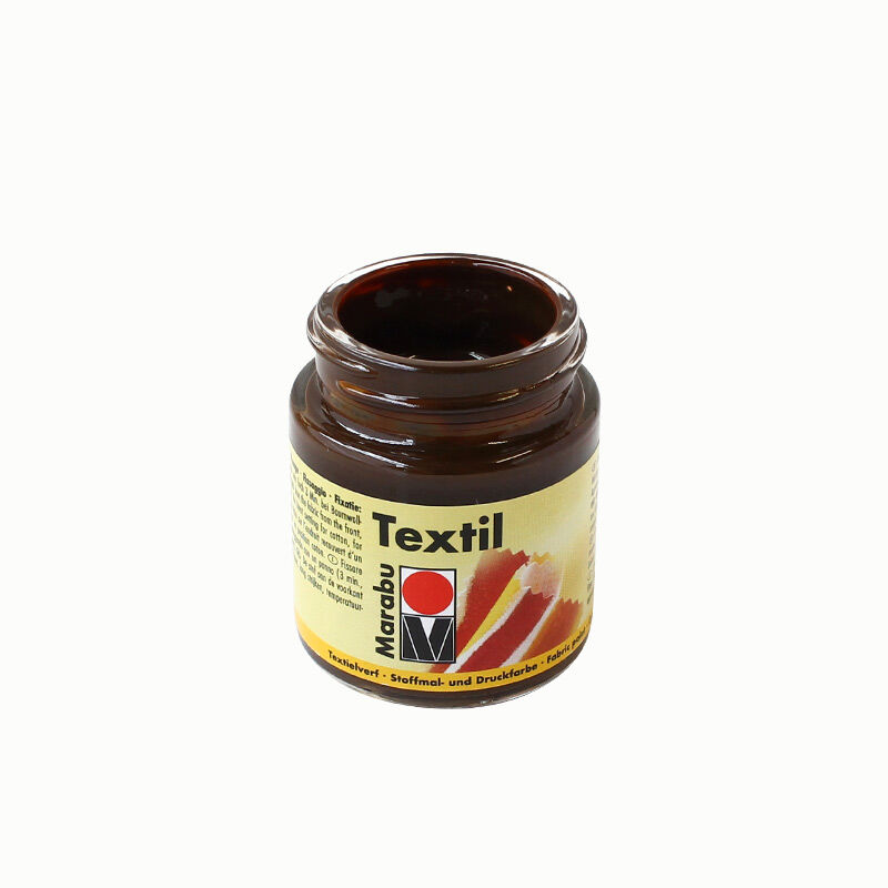 Stoffmalfarbe 50 ml, kirschrot Dunkelbraun